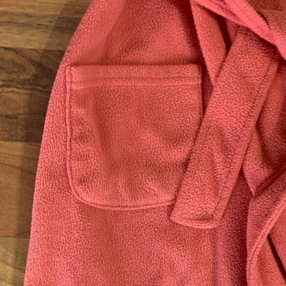 Girl's Pink Robe Bass Pro Sleepwear Swimwear Pajama w/ Belt Forest Animals 6 - Picture 7 of 13